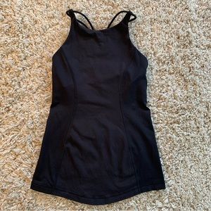 lululemon athletica Black Racerback Tank Top